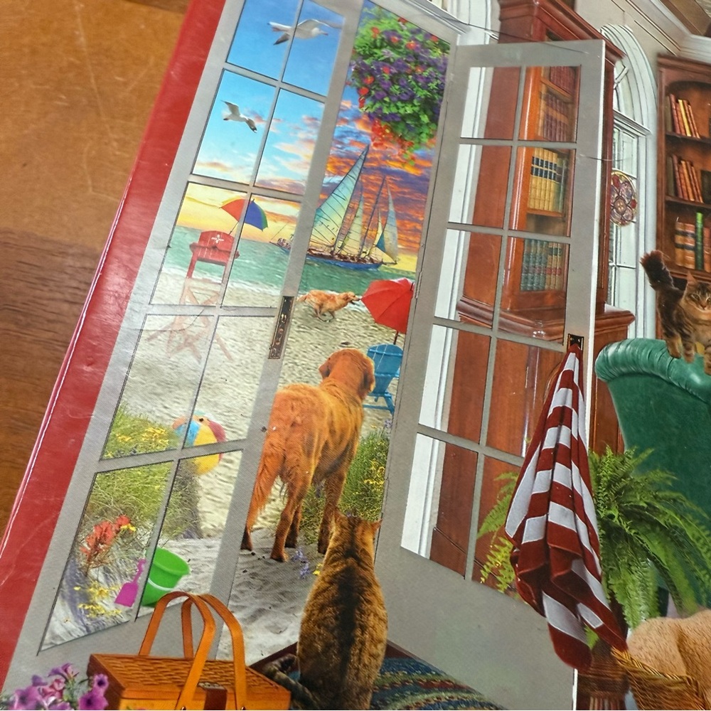WHITE MOUNTAIN 1000pc Seaside Dreams puzzle - Picture 2 of 10